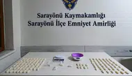 Konya'da uyuşturucu operasyonu : 2 şüphelinin midesinden 8 kapsül çıktı
