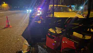 Kütahya'da otomobil elektrikli bisiklete çarptı : 2 kişi yaralandı