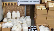 Ankara'da 838 kilogram sahte süt ve süt ürünü ele geçirildi