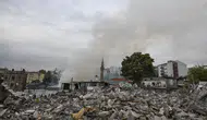 Ankara Altındağ'da kentsel dönüşüm bölgesinde yangın