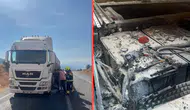 Balıkesir'de seyir halindeki araçta yangın çıktı