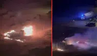 Elazığ’da otomobil yangını : Araçta büyük hasar oluştu