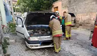 İskenderun’da otomobilde çıkan yangın söndürüldü