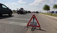 Osmaniye'de motosiklet bariyere çarptı : 2 yaralı