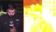Lübnanlı muhabir, canlı yayında hava saldırısına uğradı