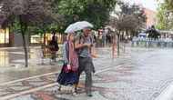 Edirne'de sağanak : Vatandaşlar zor anlar yaşadı