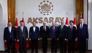Bakan Şimşek Aksaray'da iş insanlarıyla buluştu