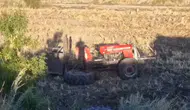 Çorum'da minibüs ile çarpışan traktörün sürücüsü öldü
