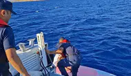 Muğla Datça açıklarında denizde sürüklenen 2 kişi kurtarıldı