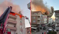 Kocaeli’de teras yangını paniğe neden oldu : Mahalleli sokağa döküldü