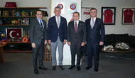Galatasaray Başkanı Özbek, TFF Başkanı Hacıosmanoğlu'nu ziyaret etti
