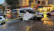 Gaziosmanpaşa'da iş yerinin önüne el yapımı patlayıcı bırakıp kaçtılar