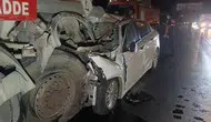 Antalya'da otomobil tankere çarptı : 1 ölü