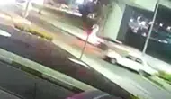 Bandırma-Bursa karayolunda iki araç çarpıştı: Kaza anı kamerada