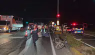 Antalya'da otomobil ile motosiklet çarpıştı : 1 ölü, 1 yaralı