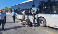 Muğla Menteşe'de hastane önünde motosiklet yayaya çarptı: 1 yaralı