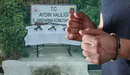 Aydın’da ormanda kenevir yetiştiriyordu : Gübreyle geldiği sırada suçüstü yakalandı