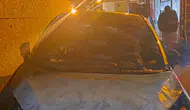 Batman'da park halindeki otomobilde çıkan yangın söndürüldü