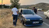 Adıyaman’da otomobil ile minibüs çarpıştı : 2 yaralı