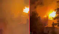 Kahramanmaraş'ta evin çatısında yakılan ateş yangına neden oldu