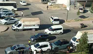 Batman'da zincirleme kaza : 4 araç birbirine çarptı