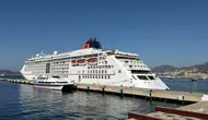 Muğla Bodrum'a 'Europa 2' kruvaziyeriyle 480 turist geldi