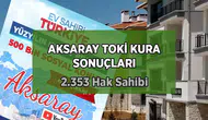 Aksaray TOKİ kura çekilişi ne zaman başlayacak ve sonuçlar nasıl öğrenilecek?