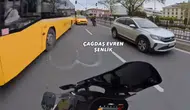 Beşiktaş'ta Polisten Kaçan Motosikletli Şüpheli Kıskıvrak Yakalandı