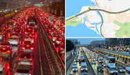 İstanbul Küçükçekmece'de D-100 Karayolu Trafiği Yan Yola Verilecek