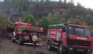 Bozyazı'da Akcami Mahallesi'nde alevler yükseldi : Havadan helikopter destekli müdahaleyle yangın kontrol altında