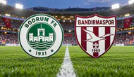 Bodrumspor-Bandırmaspor maçı saat kaçta ve hangi kanalda?
