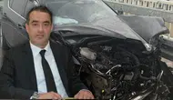 Koçarlı Belediye Başkanı Özgür Arıcı trafik kazası geçirdi: Makam aracı bariyerlere çarptı
