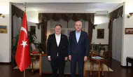 TBMM Başkanı Kurtulmus, Türkiye'nin Biskek Büyükelçiligini Ziyaret Etti