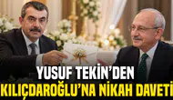 Yusuf Tekin, Kemal Kılıçdaroğlu'na Kızının Nikah Davetini Neden İletti?