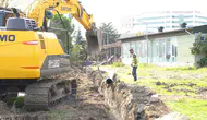 Lüleburgaz Belediyesi'nden 1300 metre uzunluğundaki hatta yenileme çalışması