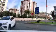 Başakşehir'de Ters Yönde Israr Eden Sürücüye Ağır Ceza