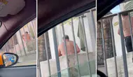 Bağdat Caddesi'nde şaşkına çeviren görüntüler! Çeşme suyuyla duş aldı