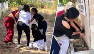 Denizli’de akran zorbalığı kamerada: Çeşme altında ıslatıp saçından sürüklediler