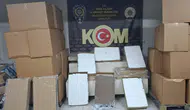 İzmir'de iki milyon 160 bin kaçak makaron ele geçirildi
