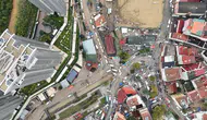 Ayazağa'da sel felaketinin boyutu drone ile görüntülendi
