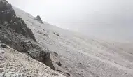 Erzurum Çakmak Dağı beyaza büründü