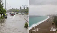 Antalya'da Sağanak ve Fırtına Hayatı Olumsuz Etkiledi