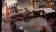 Sakarya'daki alüminyum fabrikası patlama görüntüleri çıktı