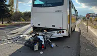 Uşak'ta motosiklet otobüse çarptı: 1 ölü, 1 ağır yaralı
