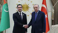 Cumhurbaşkanı Erdoğan ile Berdimuhammedov Ankara'da Bir Araya Geldi