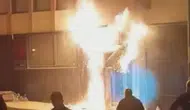 Kahramanmaraş'ta Otomobil Alevler İçinde Kaldı