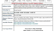 Elazığ İçin Meteorolojiden Kuvvetli Sağanak Uyarısı