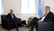 Erhürman ile Hristodulidis BM Ofisi'nde Bir Araya Geldi