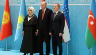 Cumhurbaşkanı Erdoğan Türk Dünyası Liderlerini Külliye'de Ağırladı