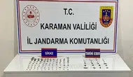 Karaman'da jandarma denetimlerinde kaçak ürünler ve tarihi eserler yakalandı